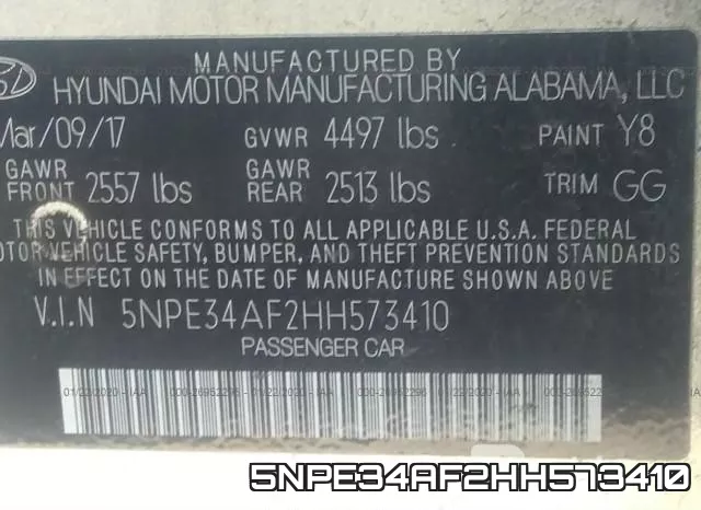 5NPE34AF2HH573410 фото 10