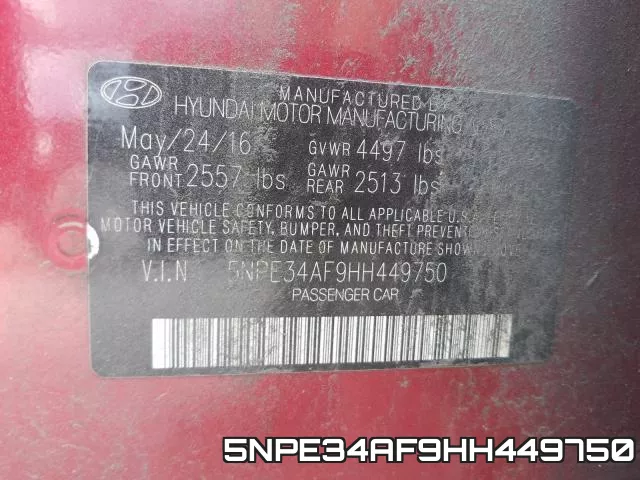 5NPE34AF9HH449750 фото 2