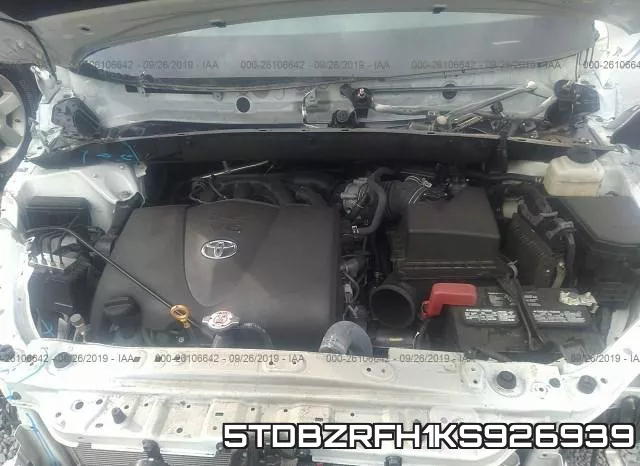 5TDBZRFH1KS926939 фото 2
