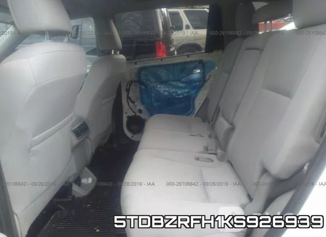 5TDBZRFH1KS926939 фото 9