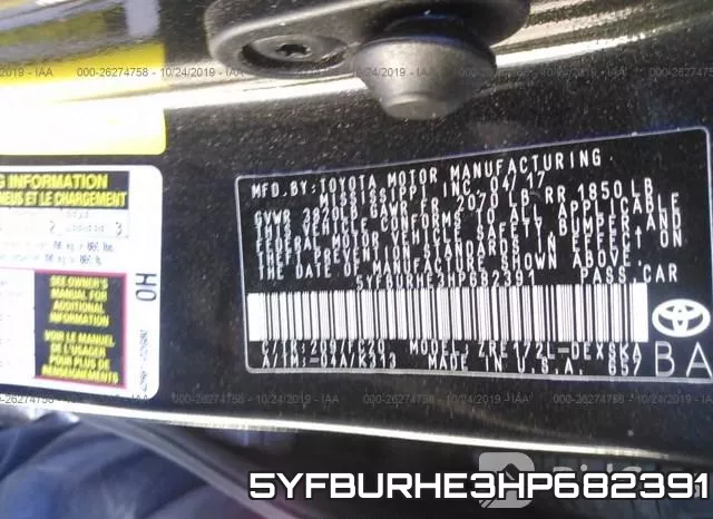5YFBURHE3HP682391 фото 10