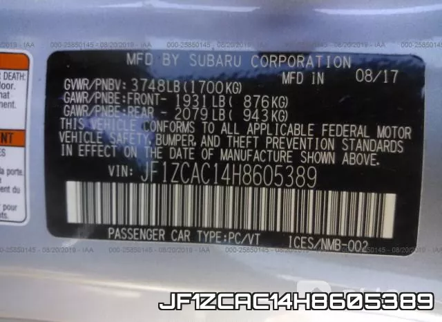 JF1ZCAC14H8605389 фото 10