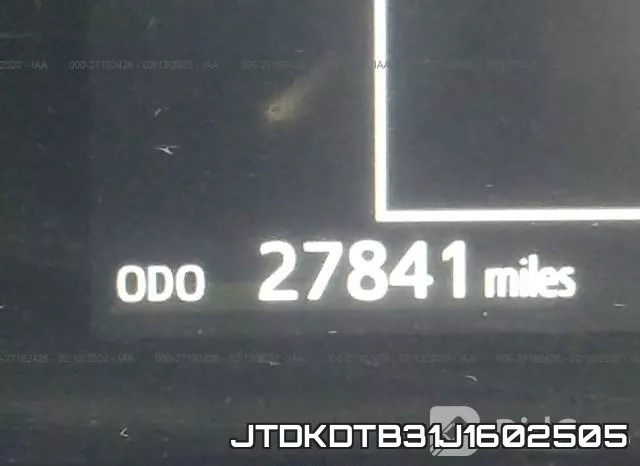 JTDKDTB31J1602505 фото 8