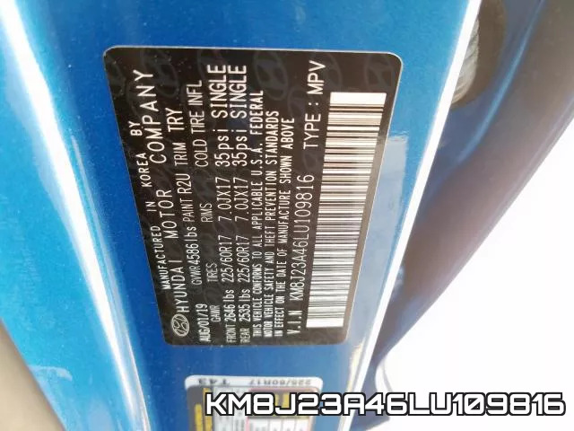 KM8J23A46LU109816 фото 2