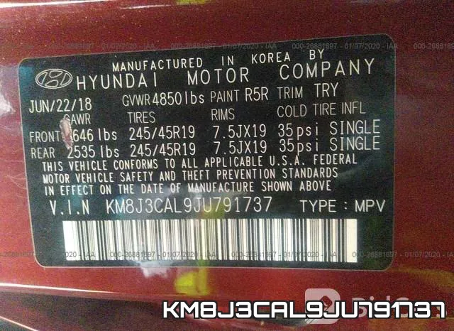 KM8J3CAL9JU791737 фото 10