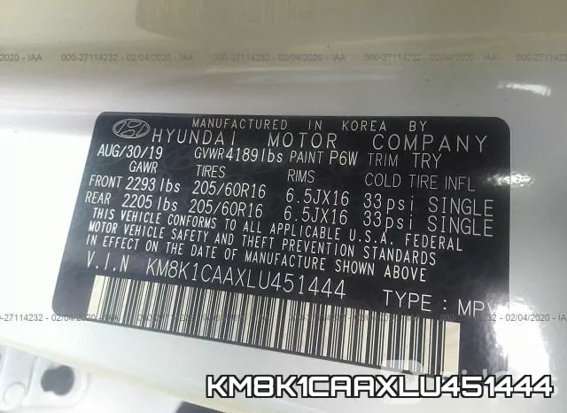 KM8K1CAAXLU451444 фото 10