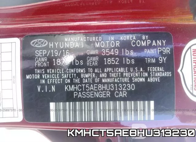 KMHCT5AE8HU313230 фото 10