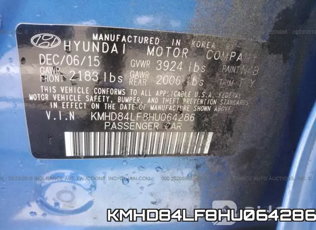 KMHD84LF8HU064286 фото 10