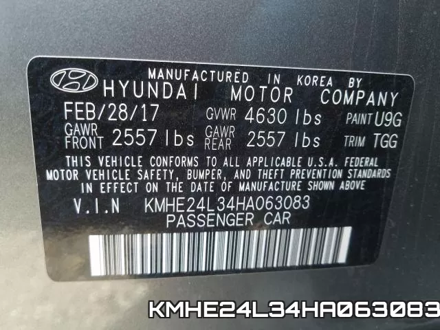 KMHE24L34HA063083 фото 2