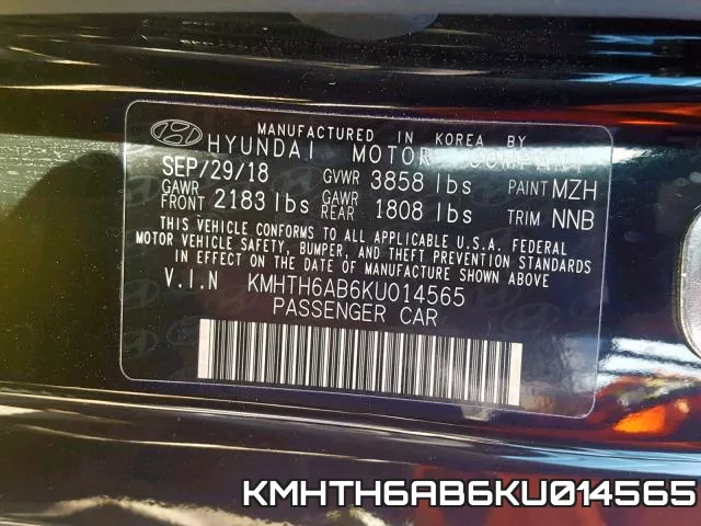 KMHTH6AB6KU014565 фото 2