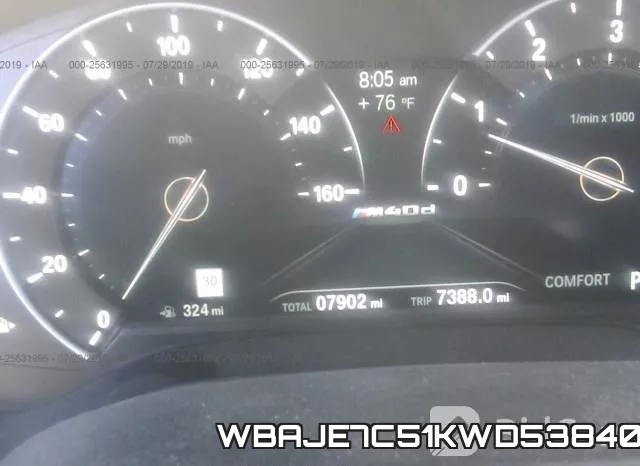 WBAJE7C51KWD53840 фото 8