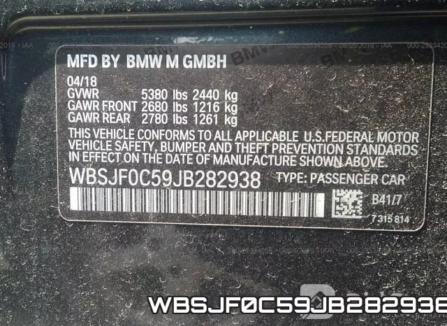 WBSJF0C59JB282938 фото 10