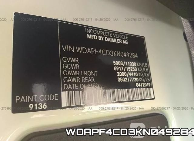 WDAPF4CD3KN049284 фото 10