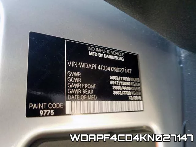 WDAPF4CD4KN027147 фото 2