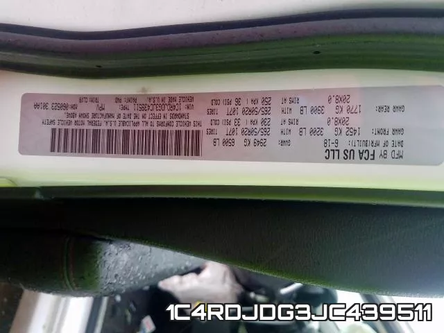 1C4RDJDG3JC439511 фото 2