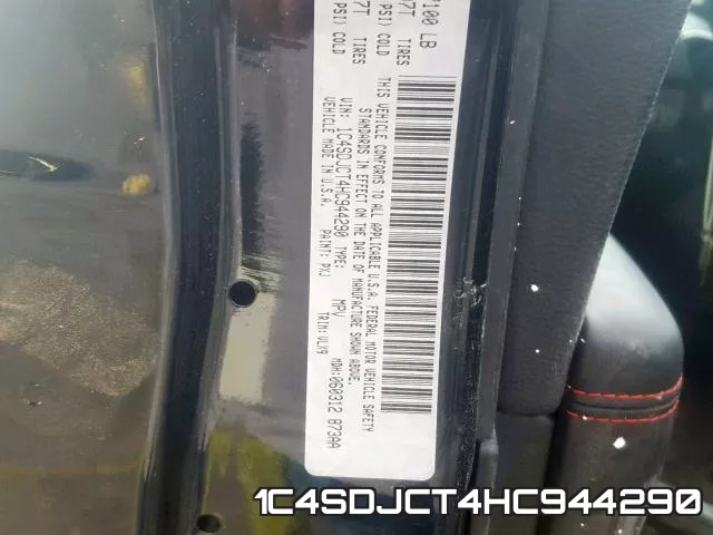 1C4SDJCT4HC944290 фото 2