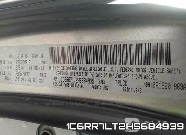 1C6RR7LT2HS684939 фото 10