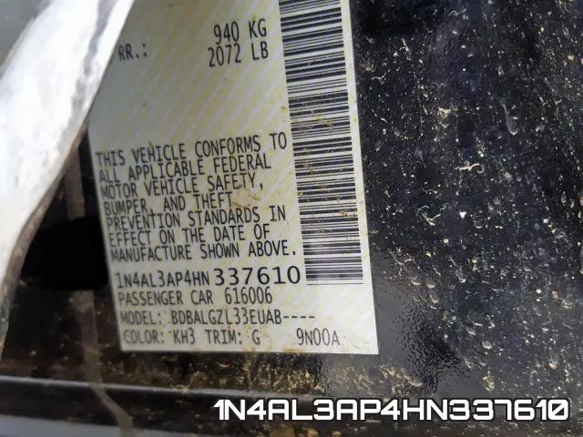 1N4AL3AP4HN337610 фото 2