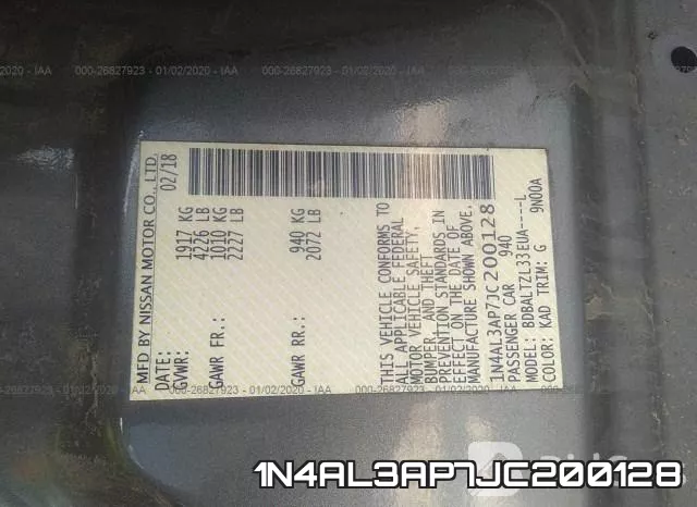 1N4AL3AP7JC200128 фото 10