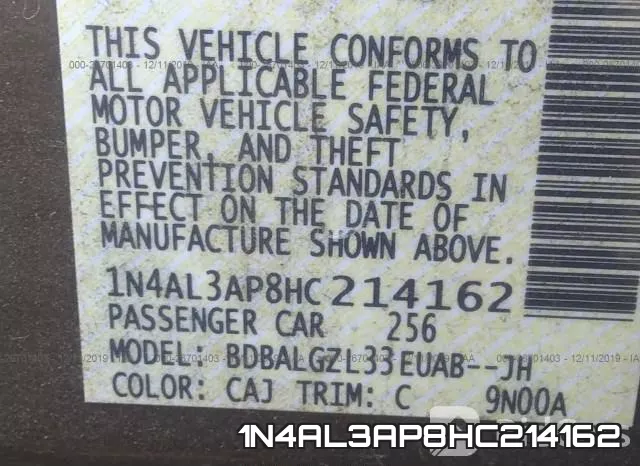 1N4AL3AP8HC214162 фото 10