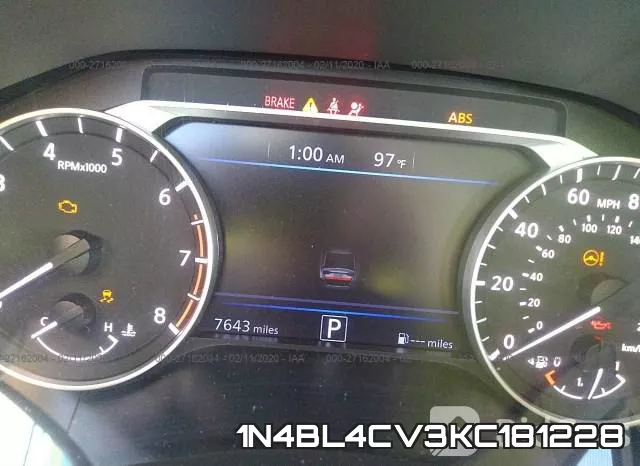 1N4BL4CV3KC181228 фото 8