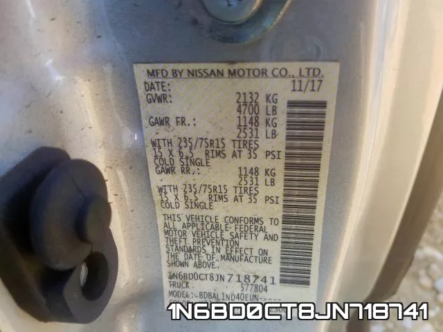 1N6BD0CT8JN718741 фото 2