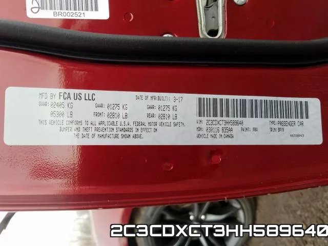 2C3CDXCT3HH589640 фото 2