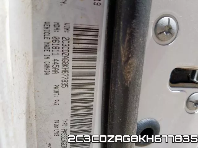 2C3CDZAG8KH677835 фото 2