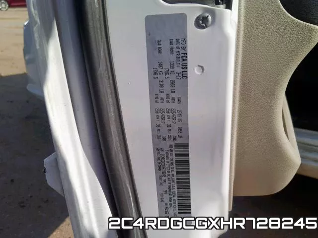 2C4RDGCGXHR728245 фото 2