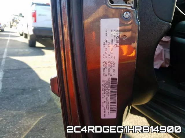 2C4RDGEG1HR814900 фото 2