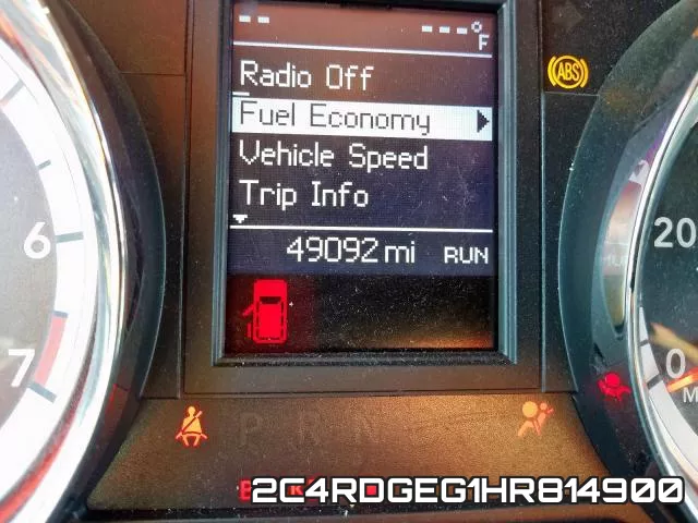 2C4RDGEG1HR814900 фото 9