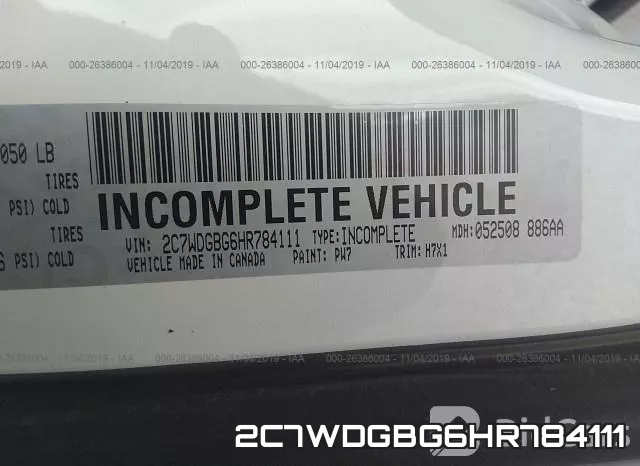 2C7WDGBG6HR784111 фото 10