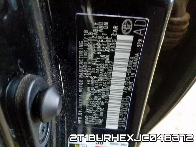 2T1BURHEXJC048372 фото 2