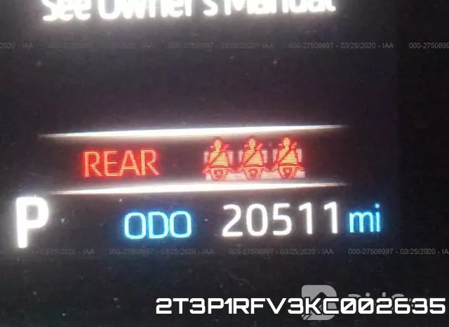 2T3P1RFV3KC002635 фото 8