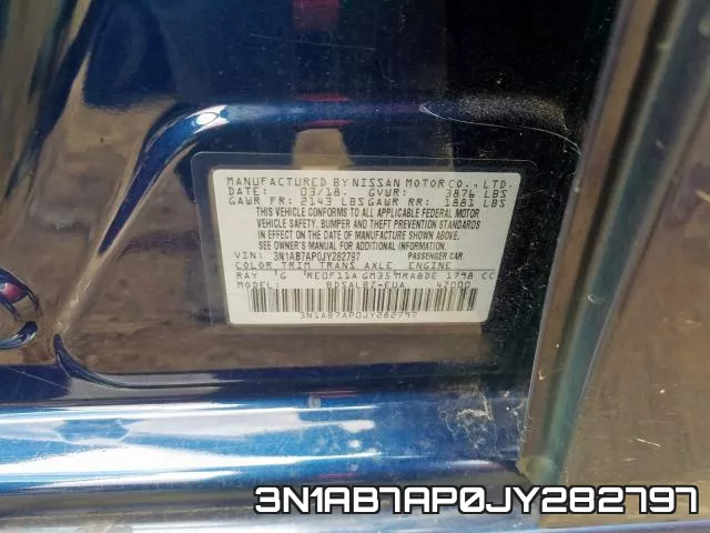 3N1AB7AP0JY282797 фото 2