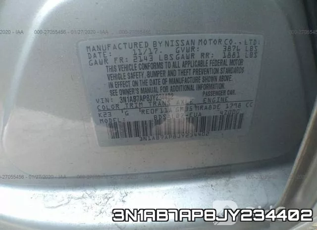 3N1AB7AP8JY234402 фото 10