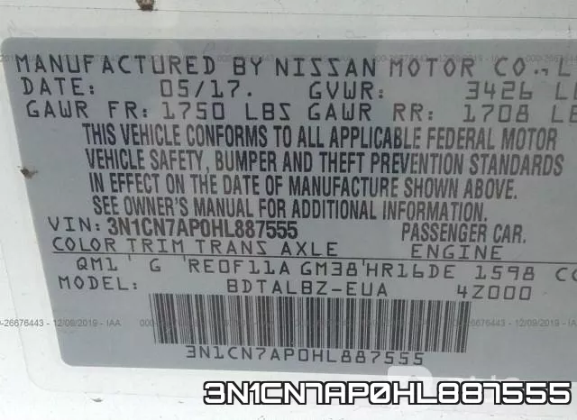 3N1CN7AP0HL887555 фото 10
