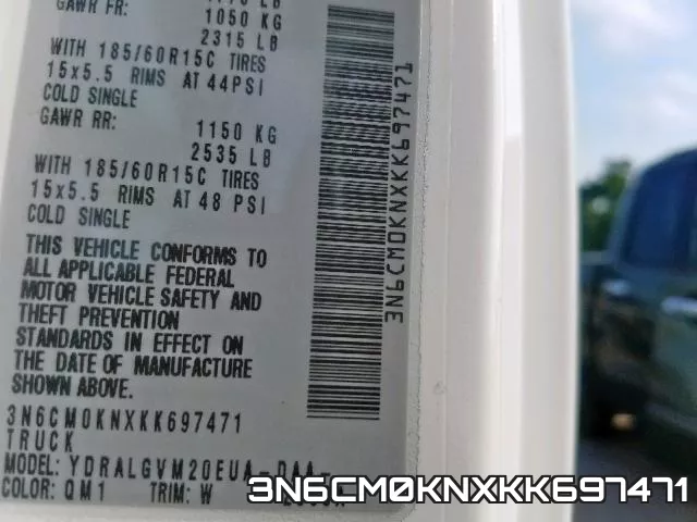 3N6CM0KNXKK697471 фото 2
