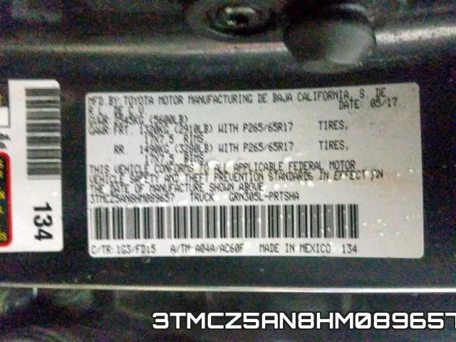 3TMCZ5AN8HM089657 фото 2