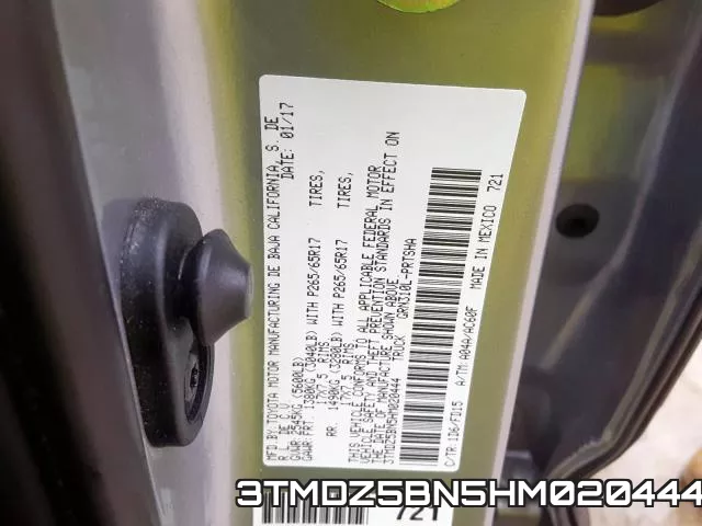 3TMDZ5BN5HM020444 фото 2