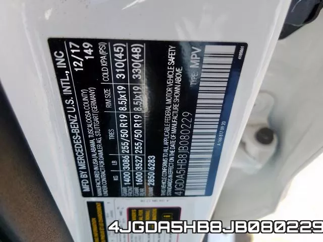 4JGDA5HB8JB080229 фото 2
