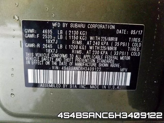 4S4BSANC6H3409122 фото 2