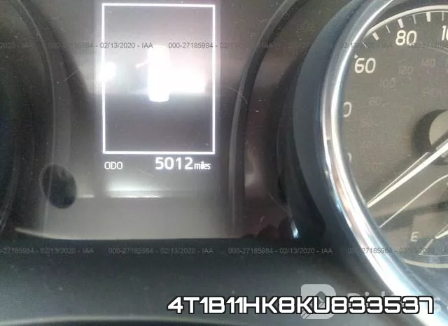 4T1B11HK8KU833537 фото 8