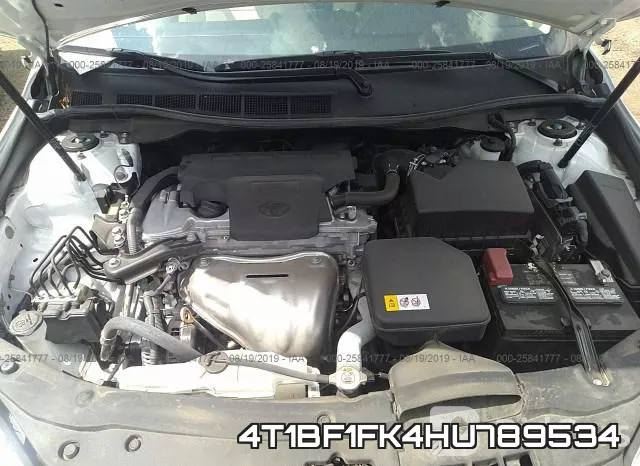 4T1BF1FK4HU789534 фото 2