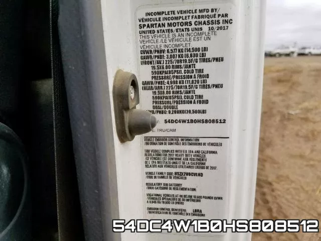 54DC4W1B0HS808512 фото 2