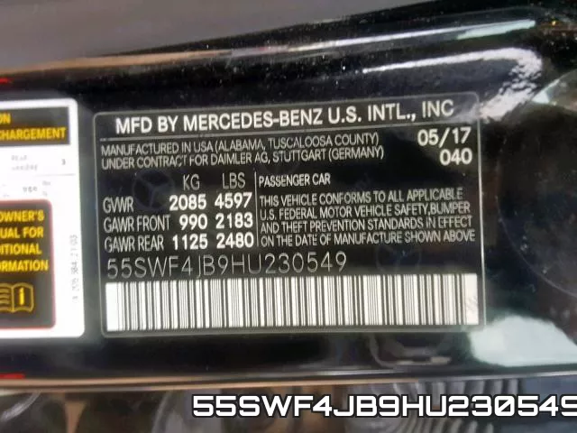 55SWF4JB9HU230549 фото 2