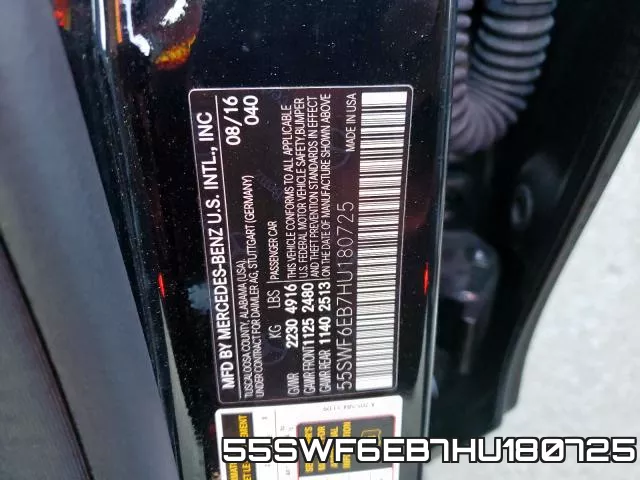 55SWF6EB7HU180725 фото 2