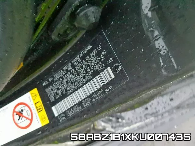 58ABZ1B1XKU007435 фото 2