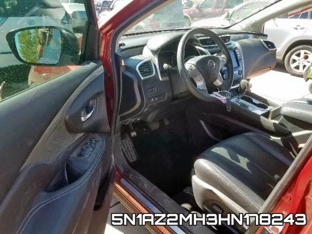 5N1AZ2MH3HN178243 фото 10