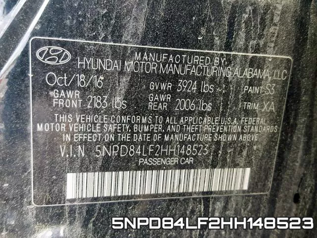 5NPD84LF2HH148523 фото 2